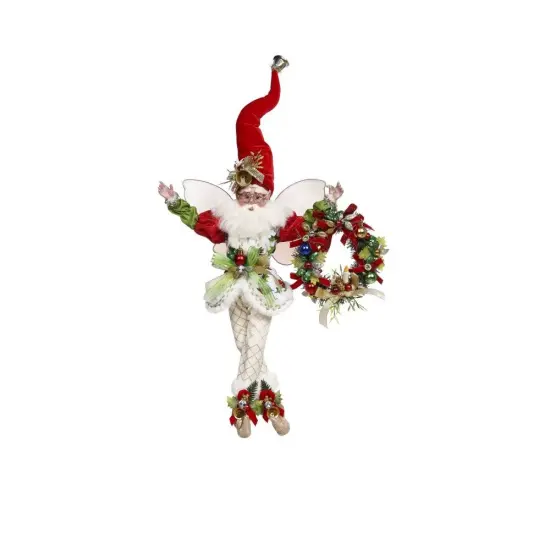 Mark Roberts Mark Roberts Christmas Wreath Fairy, Medium 15" #51-24022 White {1}