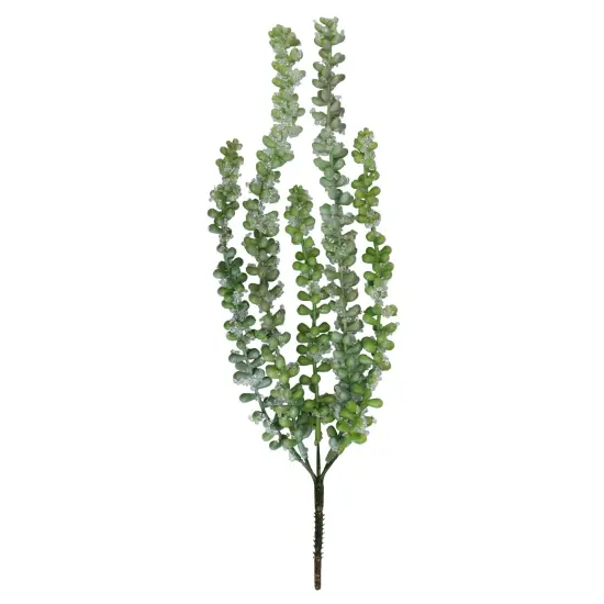 Allstate Donkey's Tail Icy Succulent Artificial Christmas Spray - 16.5" - Green {3}