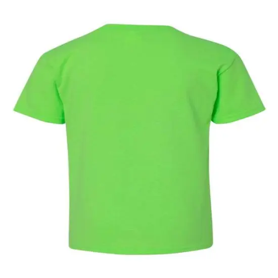 Gildan&reg; Heavy Cotton Youth Crewneck Short Sleeve T-Shirt - 5000B Neon Green {3}
