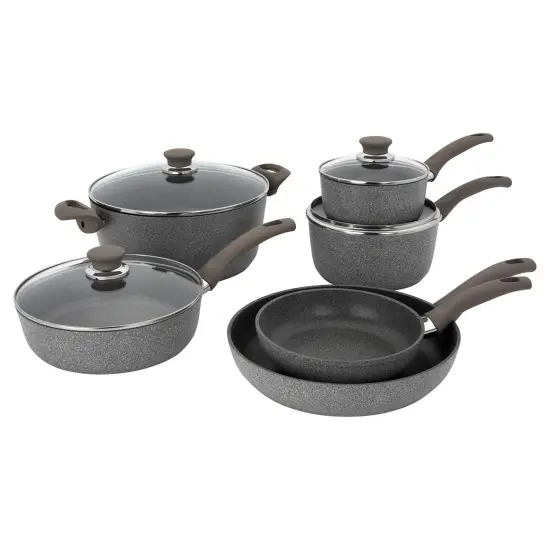 BALLARINI Modena by HENCKELS Forged Aluminum 10-pc Nonstick Cookware Set {1}