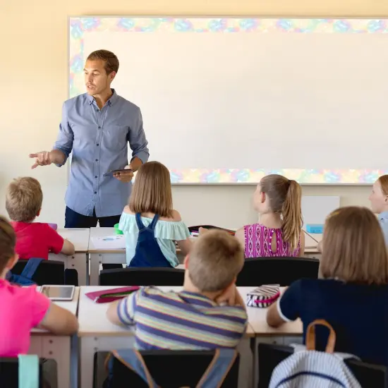 Pastel Pop Tie-Dye Straight Rolled Border Trim, 50 Feet, 3 Rolls {4}