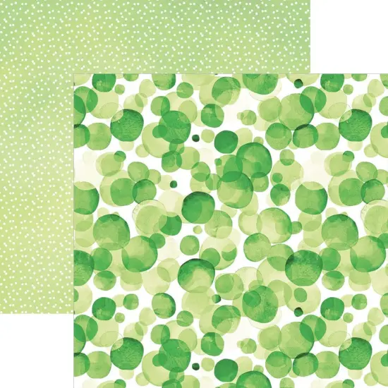 Green Colorways Pattern 12 x 12 Scrapbook Paper Set {4}