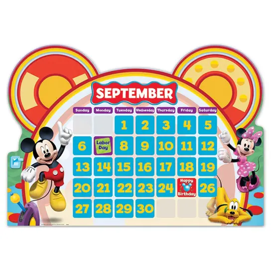Mickey Mouse Clubhouse&reg; Calendar Bulletin Board Set {2}