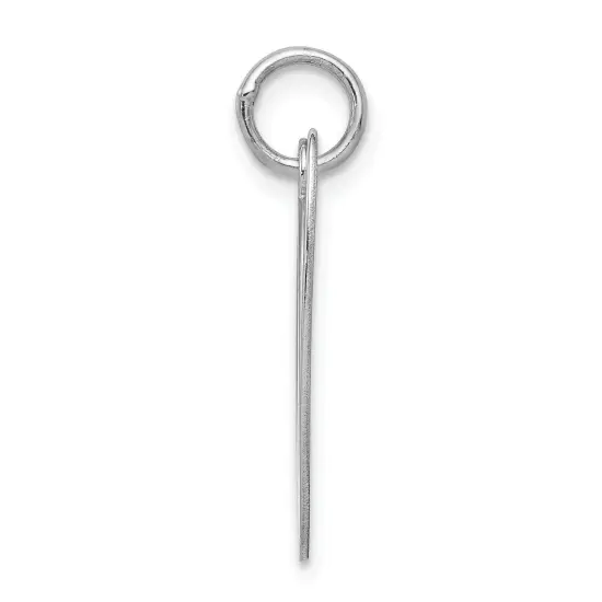 Sterling Silver Large Script Initial Letter V Charm Jewerly 21mm x 17mm {3}