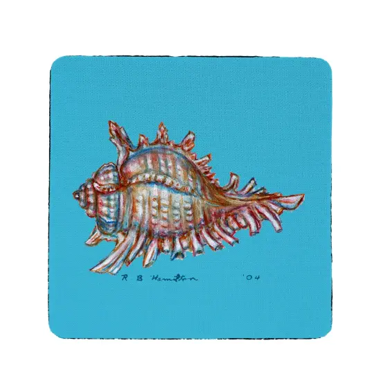 Betsy Drake Conch Neoprene Coaster Set of 4 {1}