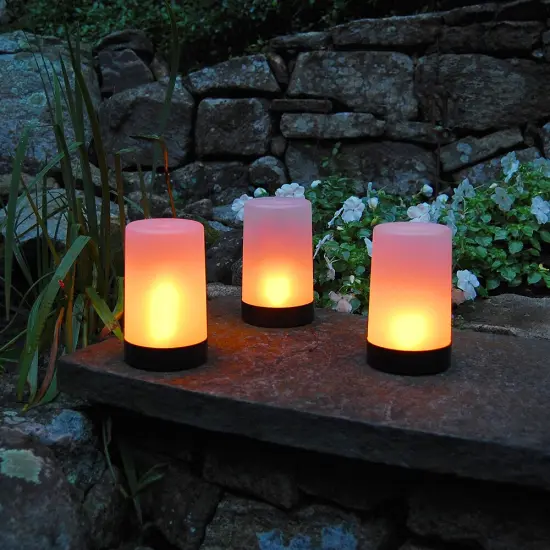 Mod Lighting and Decor Battery-Operated Flame-Effect LED Light - 5.75" White {5}