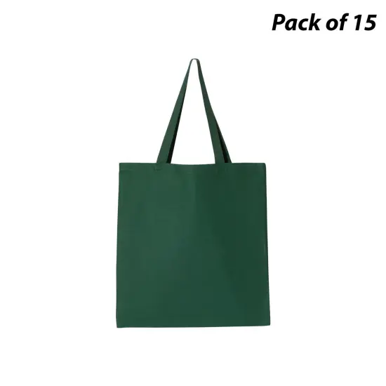 Q-Tees&reg; Promotional Tote Forest {1}