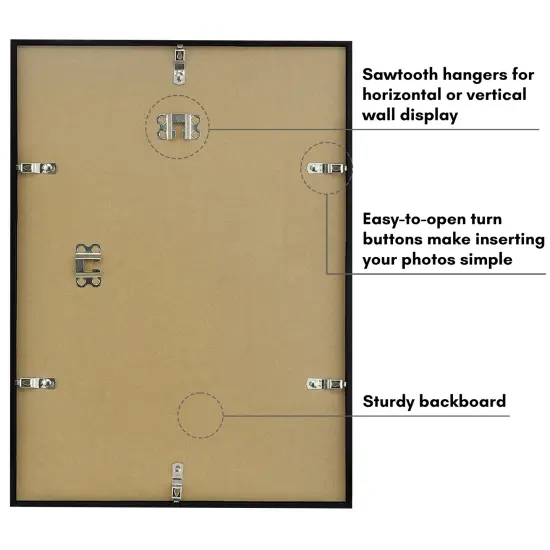 Americanflat Poster Frame With Mat - Perfect for Photos and Artwork {6}