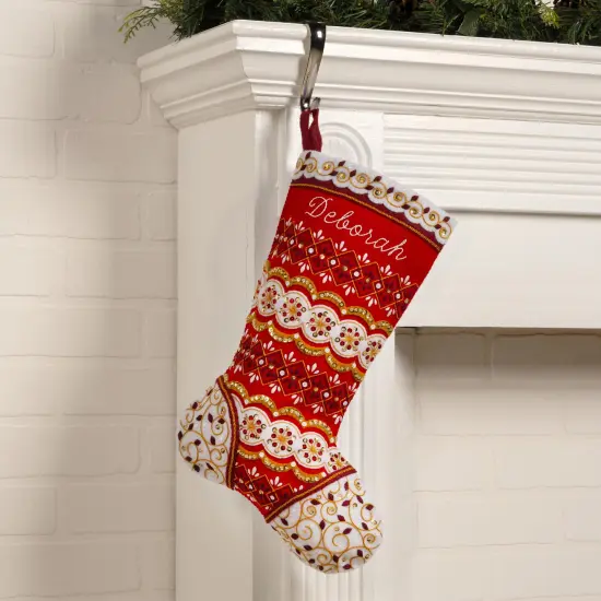 Bucilla Felt Stocking Applique Kit 18" Long-Timeless Elegance {1}