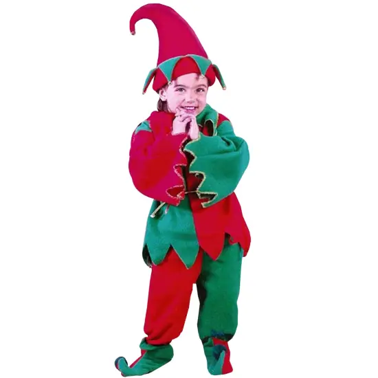 Fun World Green and Red Elf Toddler Christmas Costume - Small {3}