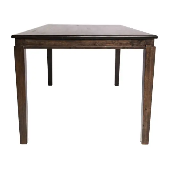 Merrick Lane Hayden Wooden Dining Table with Tapered Legs Wenge Matte {4}
