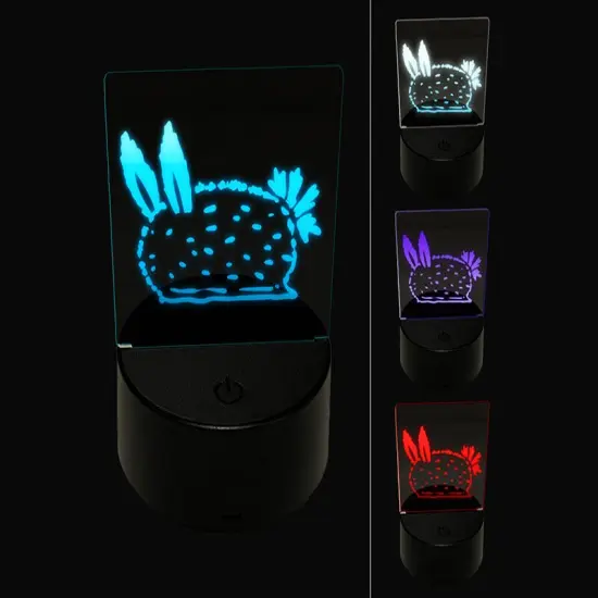 Sea Bunny Nudibranch 3D Illusion LED Night Light Sign Nightstand Desk Lamp {1}