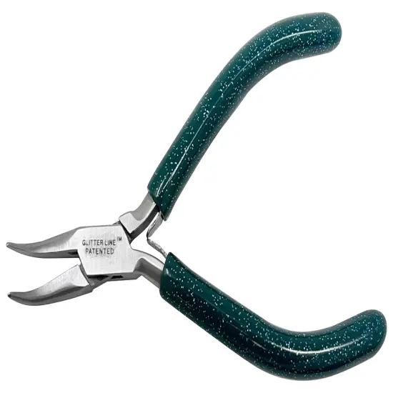 4-1/2" Glitter Line Bent Nose Plier Pliers Jewelry Making Wire Metal Forming Shaping Tool {1}