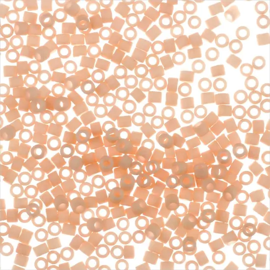 Miyuki Delica Seed Bead 11/0 Matte Opaque Soft Rose {3}