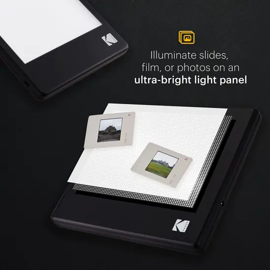 Kodak LED Light Box for Negatives, Slides & Film, Compact Light Board for Tracing, Photos & More {4}