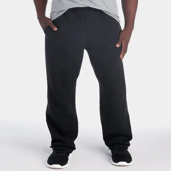 JERZEES&reg; NuBlend Open-BottoM Sweatpants with Pockets J. navy {2}