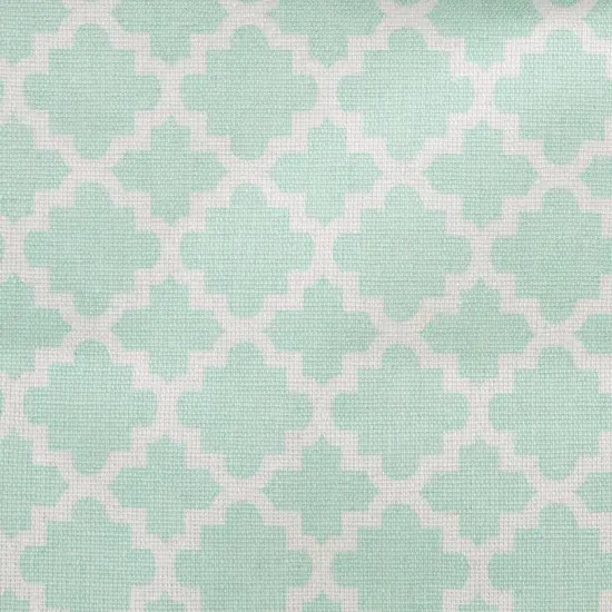 DII Aqua Small Oval Crochet Bath Mat {4}