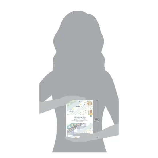 American Crafts Single-Sided Paper Pad 6"X8" 36/Pkg-Hello Little Boy {4}