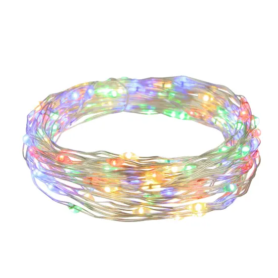 Northlight LED Micro Fairy Christmas Lights- Multi-Color - 16' Copper Wire - 100ct {3}