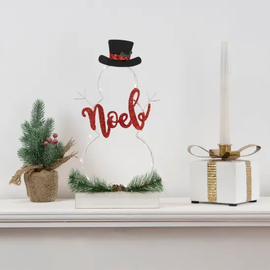 Northlight 4.5" White Metal Gift Box Christmas Taper Candle Holder {4}