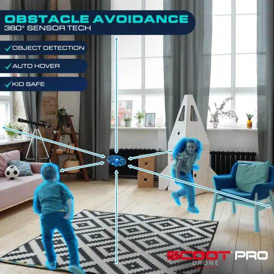 Force1 Scoot Pro Hand Operated Drone for Kids and Adults {5}