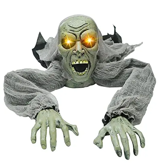 JOYIN Halloween D&eacute;cor Groundbreaker Zombie with Sound and Flashing Eyes for Halloween Yard Garden Outdoor Indoor Decorations {1}