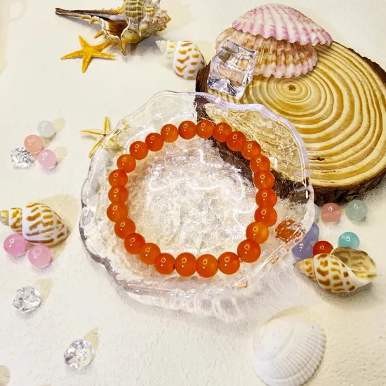 Gaspletu 1400PCS Glass Beads for Jewelry Making, 28 Colors 8mm Crystal Beads Bracelets Making Kit, 2 Box Round Beads Suitable for Beginners {2}