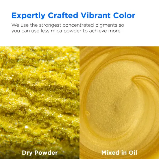Rolio - 1 Jar Mica Powder (Aureolin Yellow) - 50g / 1.8 oz {2}