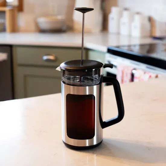 OXO French Press Coffee Maker Brew and Serve Glass Carafe 8 Cup {4}
