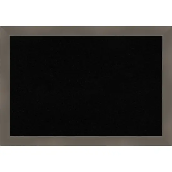 Edwin Wood Framed Corkboard, Black Cork Edwin Clay Grey {1}