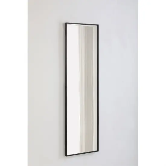 Metal frame Rectangle Mirror 18 inch Black {4}