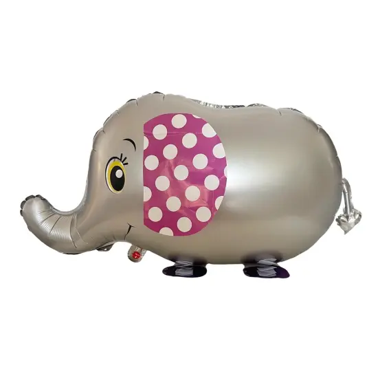 Wrapables Walking Animal Pet Balloon (Set of 3) Gray Elephant {4}