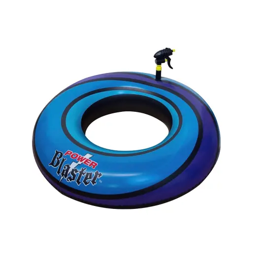 Swim Central Set of 2 Blue and Orange Inflatable Power Blaster Inner Tubes, 40-Inch {3}