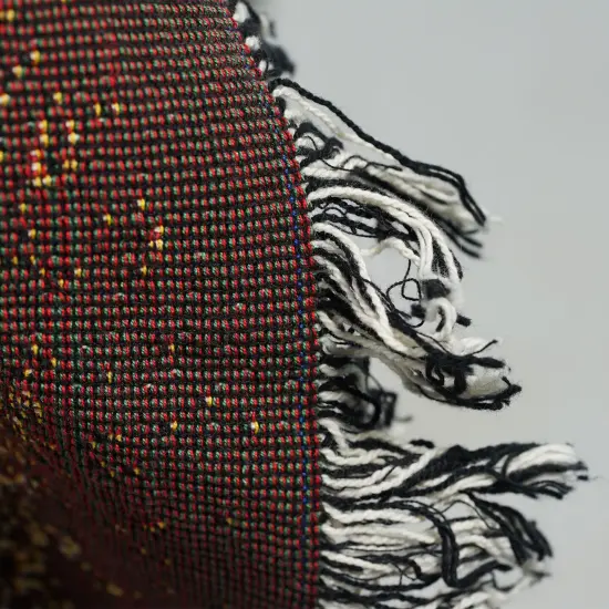 CC Home Furnishings Black and Brown Cowboy Tapestry Throw Blanket 50" x 60" {4}