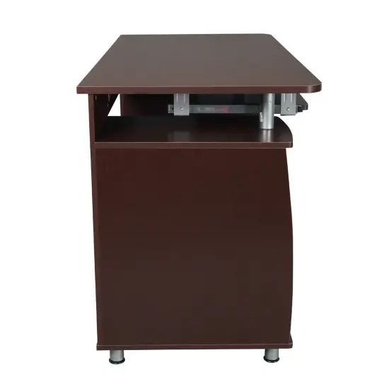 Techni Office Solutions 48" Brown Chocolate Unique Techni Mobili Complete Workstation Computer Desk with Storage {5}