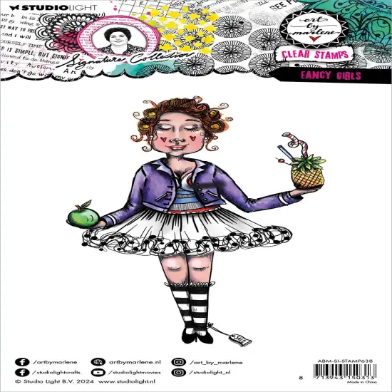 Art By Marlene Signature Collection Clear Stamps-Nr. 638, Fancy Girls {2}