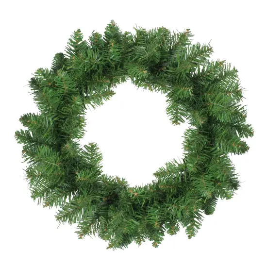 Northlight Buffalo Fir Artificial Christmas Wreath - 20" - Unlit Green {1}