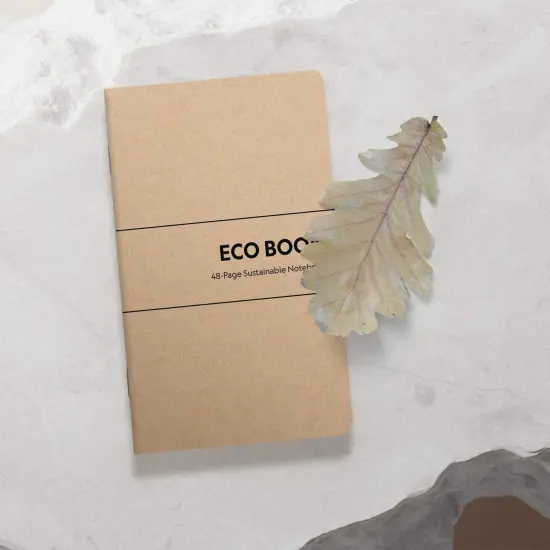 Eco Books Mini Notebooks &ndash; 48-Page Graph Paper | Pocket Sized Field Note Books Made With Recycled Paper | 3.5 x 5.5 In {4}