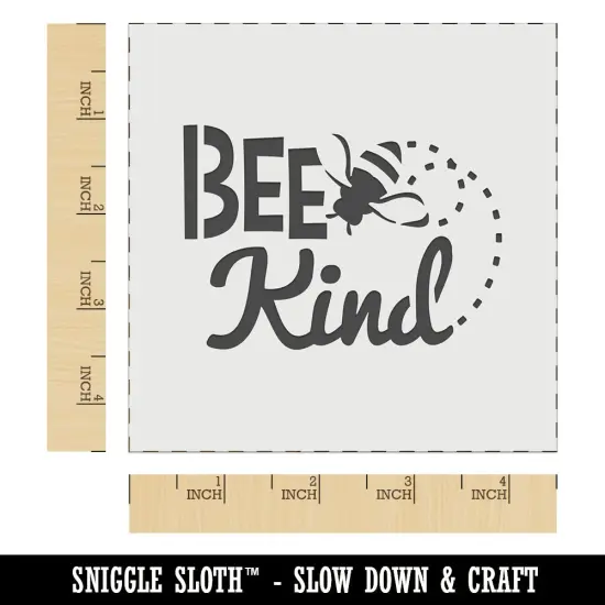 Bee Kind Honey Insect Wall Cookie DIY Craft Reusable Stencil {6}