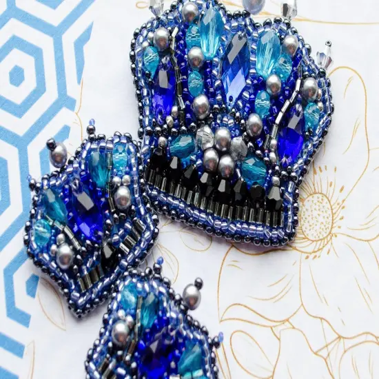 Bead Embroidery Decoration Kit- Crown {2}