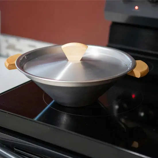 Atom Pop Popcorn Popper - Pop Corn Easily on your Stovetop, Aluminum, Makes 2.5 Quarts {5}