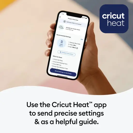 Cricut Hat Press Heat Press Machine with 3 Hat Blanks {5}