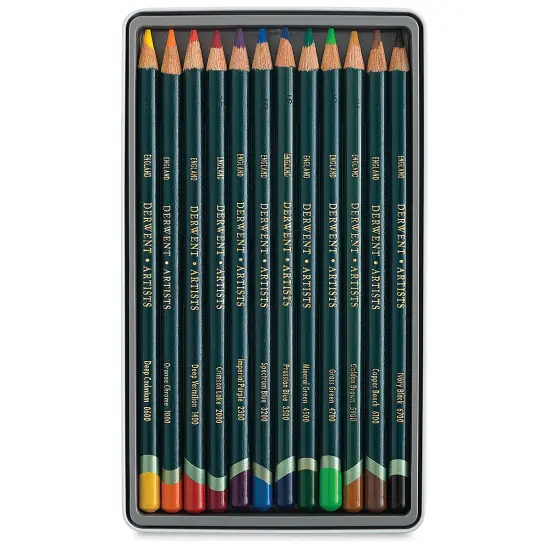 Derwent Artist Pencil Set - Tin Box, Set of 12 {1}