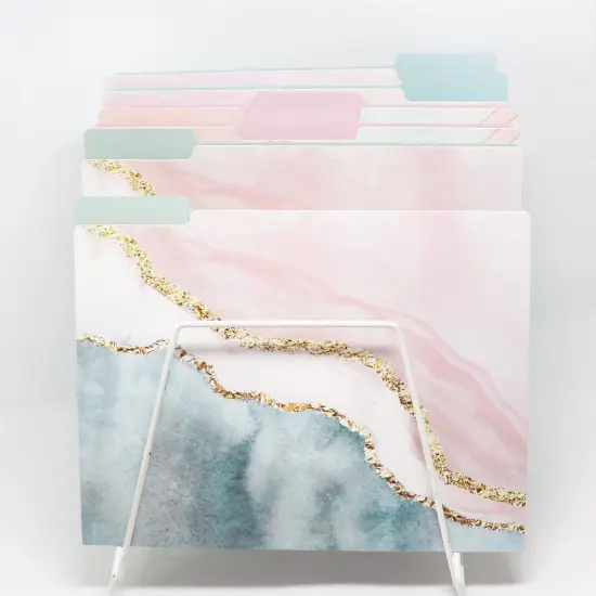 bloom daily planners File Folder Set, Ethereal Marble {2}