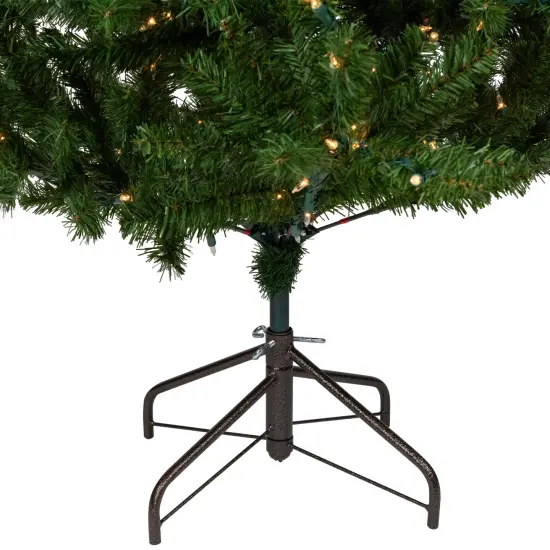 Northlight 6' Pre-Lit Medium Balsam Pine Artificial Christmas Tree, Clear Lights Green {6}