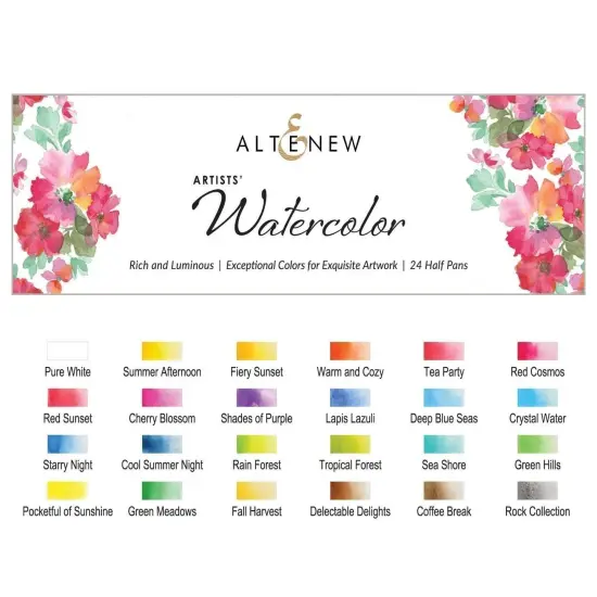 Artists' Watercolor 24 Pan Set {4}