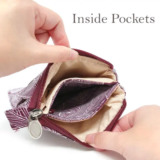 Wrapables Mini Crossbody Cell Phone Bag Front Flap / Wine {4}