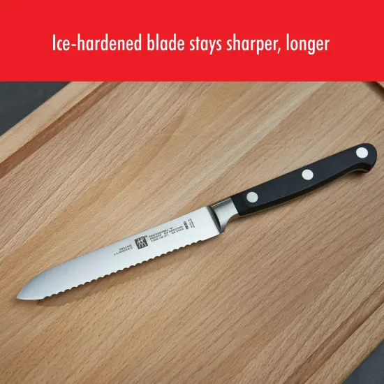 ZWILLING Professional "S" 5-inch Serrated Utility Knife {7}