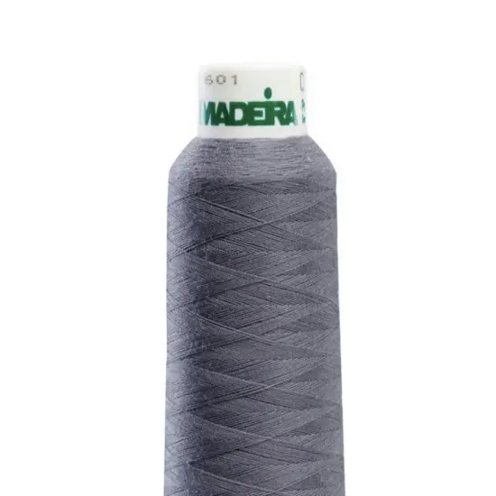 Aerolock Polyester Serger Thread --- 2,000 Yds --- Steel Grey Color -- Ref. # 8111 by Madeira&reg; {2}