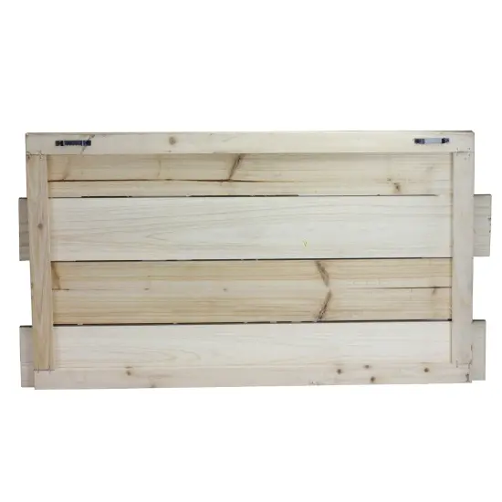 Raz 28" Rustic Wood and Metal Red Truck Carrying Tree Wall Art Green {3}